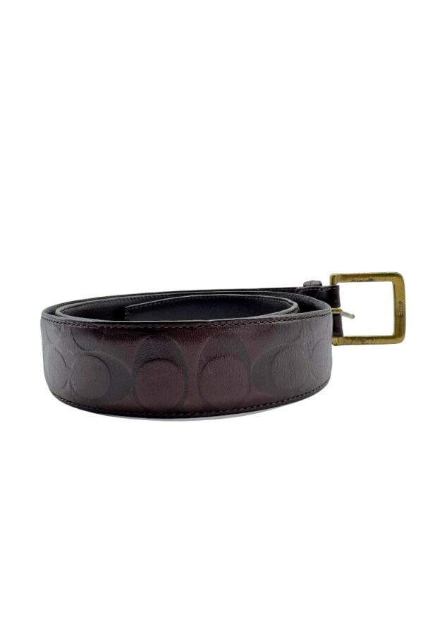 COACH - BELT MONOGRAM BROWN - Image 7
